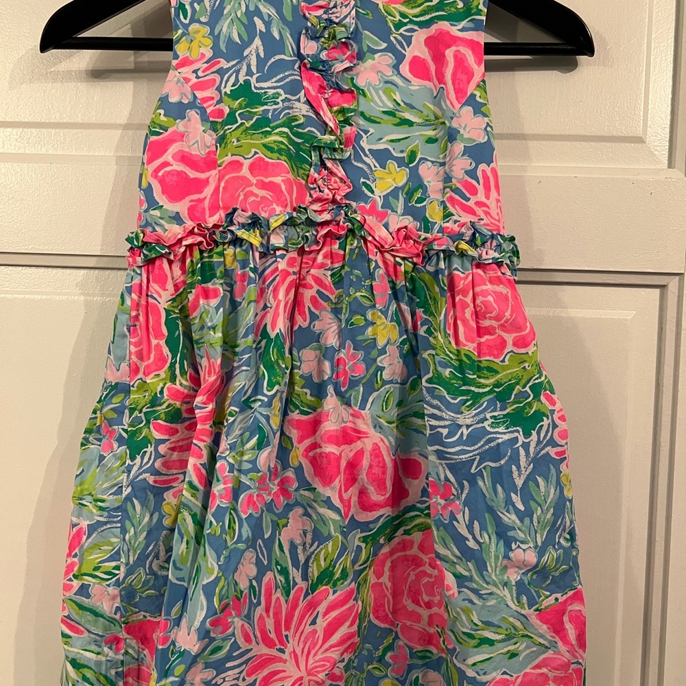 Lilly Pulitzer Pink and Blue Floral Dress